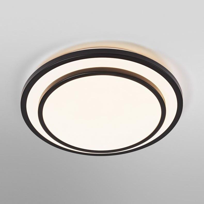 Osram - LED-laelamp ORBIS BERLIN LED/24W/230V läbimõõt 39 cm must