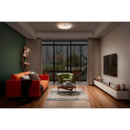 Osram - LED laelamp ORBIS HELMAN LED/16W/230V, läbimõõt 29,5 cm, hõbedane