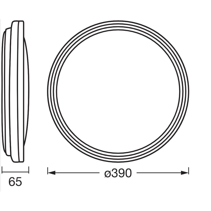 Osram - LED laelamp ORBIS HELMAN LED/24W/230V, läbimõõt 39 cm, hõbedane