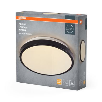 Osram - LED laelamp ORBIS LONDON LED/16W/230V Ø 28 cm must