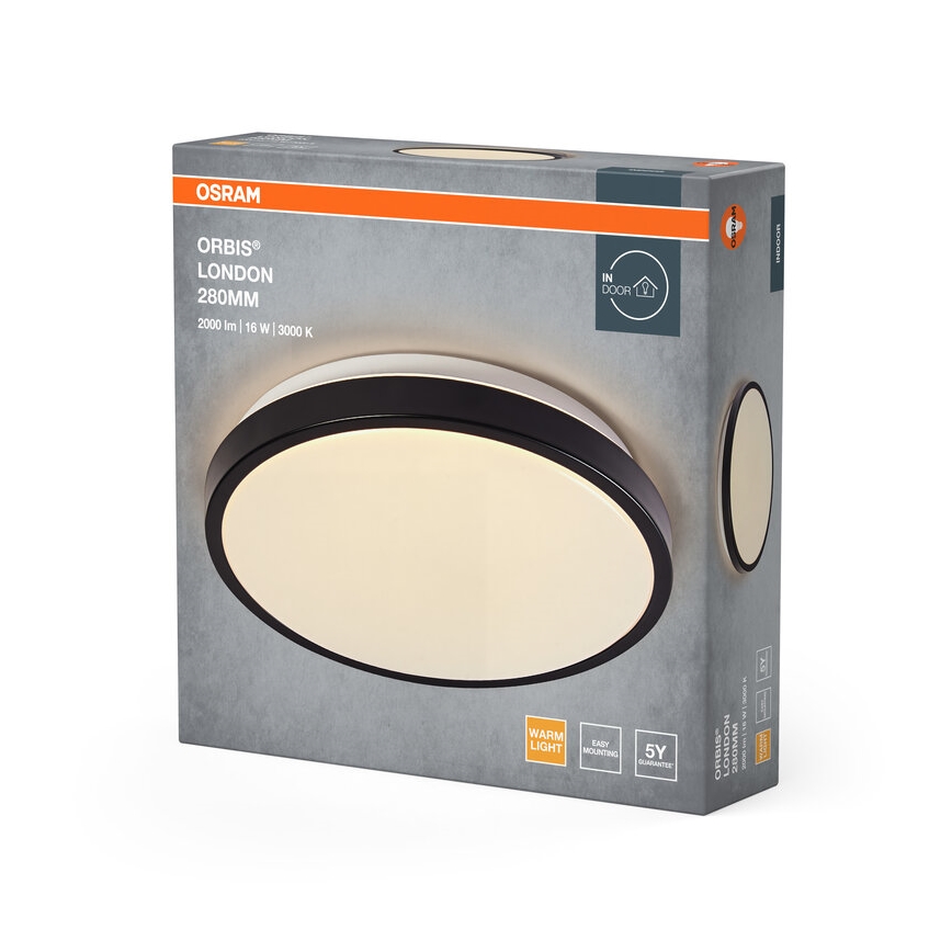 Osram - LED laelamp ORBIS LONDON LED/16W/230V Ø 28 cm must