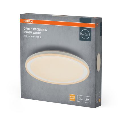 Osram - LED laelamp ORBIS PEDERSON LED/36W/230V läbimõõt 55 cm valge