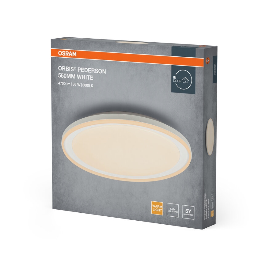 Osram - LED laelamp ORBIS PEDERSON LED/36W/230V läbimõõt 55 cm valge