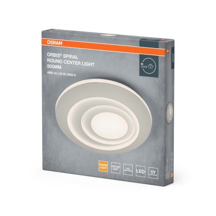 Osram - LED laelamp ORBIS SPIRAL LED/42W/230V, läbimõõt 50,5 cm, valge