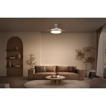 Osram - LED laelamp koos laeventilaatoriga LED/66W/230V 3000/4000/6500K valge + kaugjuhtimispult