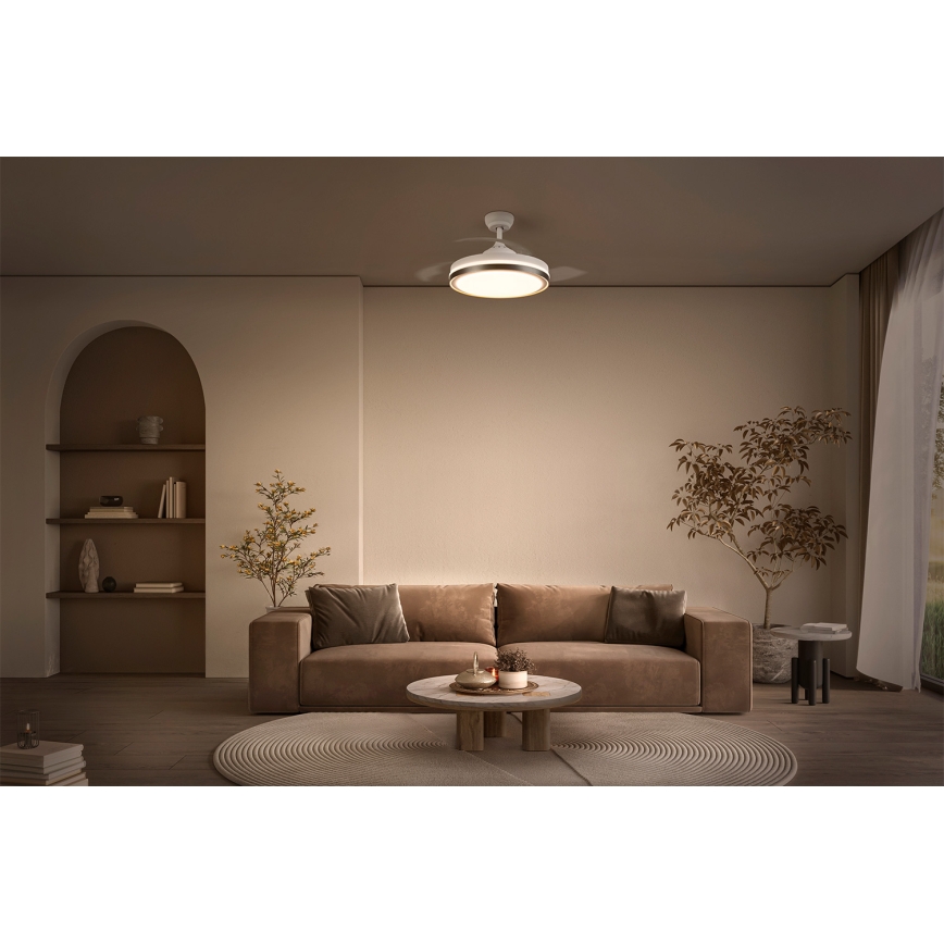 Osram - LED laelamp koos laeventilaatoriga LED/66W/230V 3000/4000/6500K valge + kaugjuhtimispult