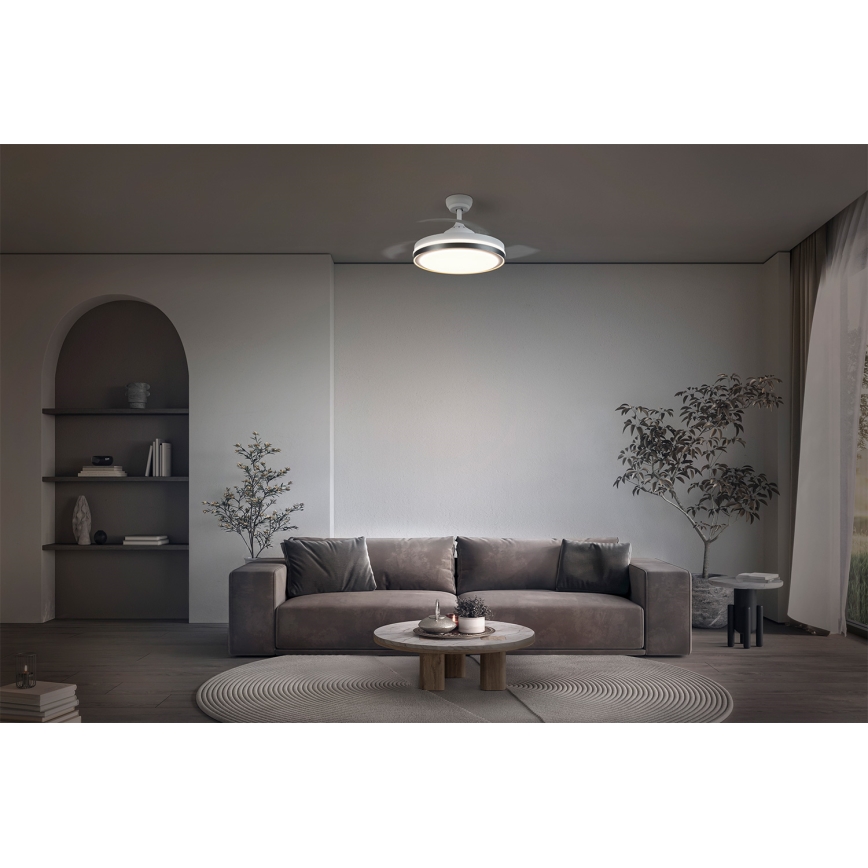 Osram - LED laelamp koos laeventilaatoriga LED/66W/230V 3000/4000/6500K valge + kaugjuhtimispult