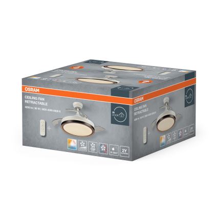 Osram - LED laelamp koos laeventilaatoriga LED/66W/230V 3000/4000/6500K valge + kaugjuhtimispult