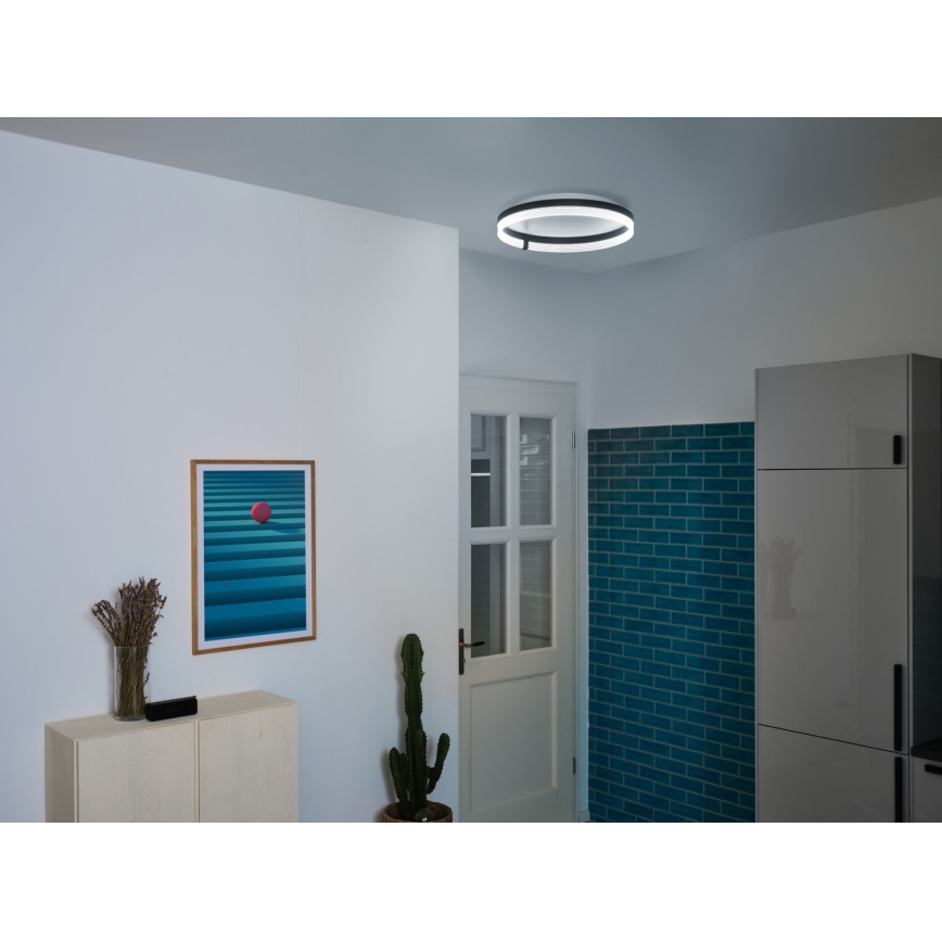 Osram - LED laelamp DECOR CIRCLE LED/32W/230V 3000/4000/6500K läbimõõt 50 cm must/valge
