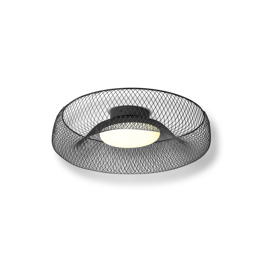 Osram - LED laevalgusti DECOR MESH LED/18,5W/230V läbimõõt 30 cm must
