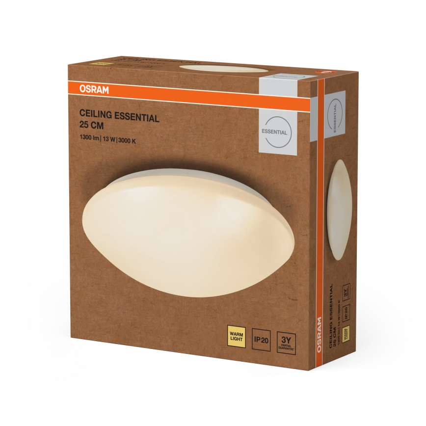 Osram - LED laevalgusti ESSENTIAL LED/13W/230V läbimõõt 25 cm valge