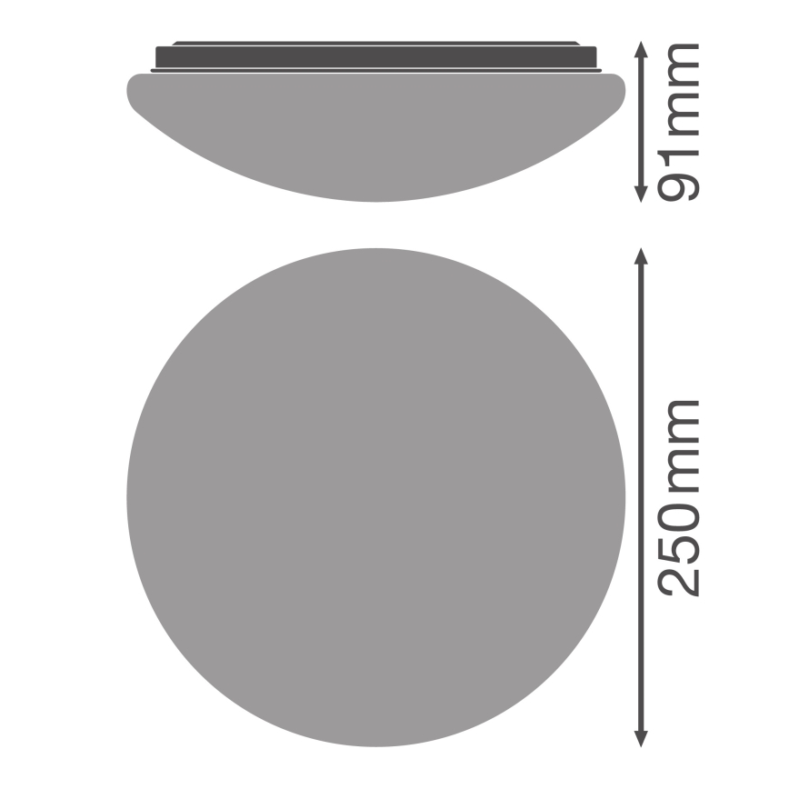 Osram - LED laevalgusti ESSENTIAL LED/13W/230V läbimõõt 25 cm valge