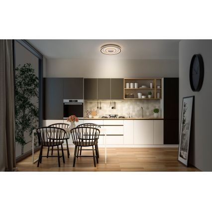 Osram - LED laelamp ORBIS CRISTALLY LED/50W/230V 2700/4000/6000K läbimõõt 43 cm valge/must