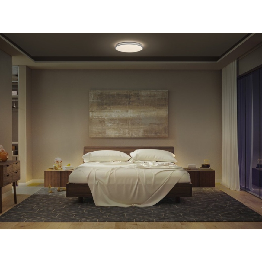 Osram - LED laevalgusti ORBIS DUBLIN LED/16W/230V, läbimõõt 30 cm, hõbedane