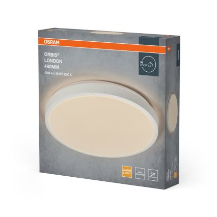 Osram - LED laevalgusti ORBIS LONDON LED/36W/230V, läbimõõt 48 cm, valge