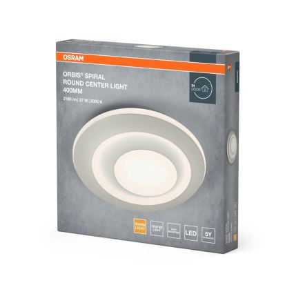 Osram - LED laevalgusti ORBIS SPIRAL LED/27W/230V läbimõõt 40 cm valge