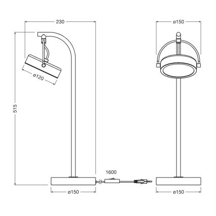 Osram - LED laualamp DECOR PUCK LED/11W/230V CRI 90 must