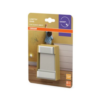 Osram - LED-öövalgusti hämarussensoriga LUNETTA LED/0,28W/230V 3000K