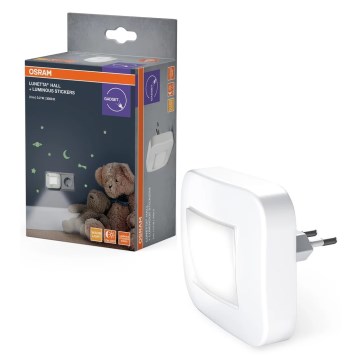 Osram - LED-öövalgusti hämarussensoriga LUNETTA LED/0,2W/230V
