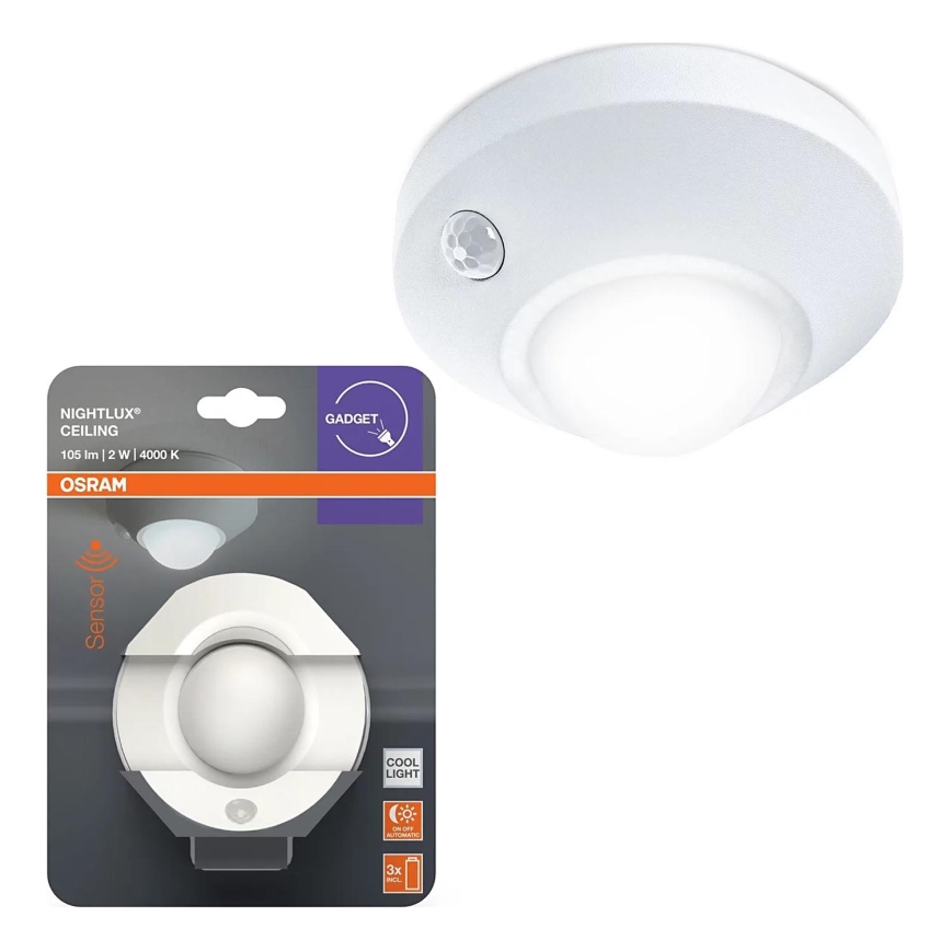 Osram - LED orientatsioonivalgusti anduriga NIGHTLUX LED/2W/3xAA, valge