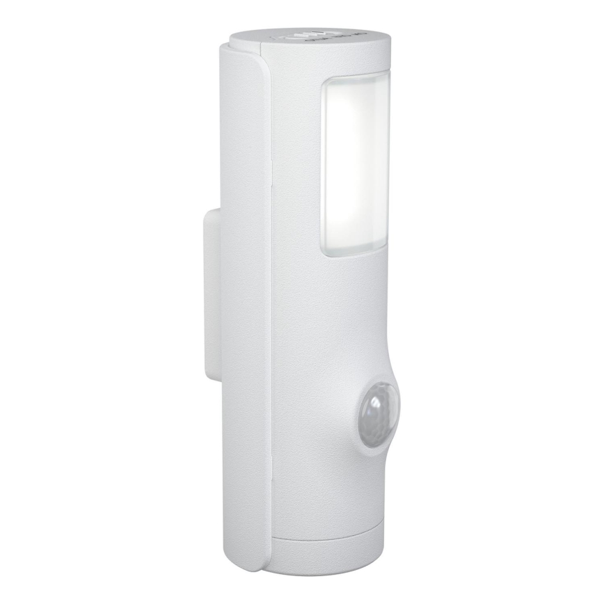 Osram - LED orientatsioonivalgusti liikumis- ja hämarusanduriga NIGHTLUX LED/0,35W/3xAAA IP54 valge