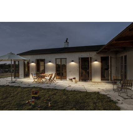 Osram - LED päikesepaneeliga seinavalgusti anduriga ENDURA STYLE LED/10,2W/4,2V 2000 mAh IP54 antratsiit