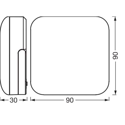 Osram - LED-päikesepaneeliga kaasaskantav valgusti NIGHTLUX LED/2W/5V IP54 hall