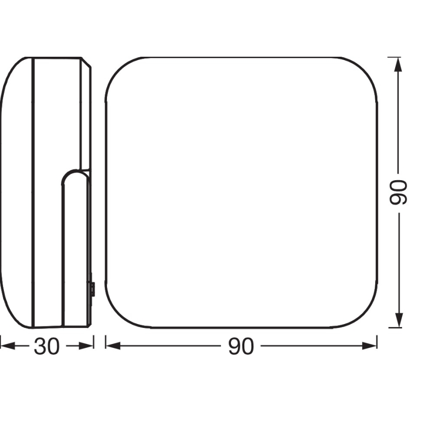 Osram - LED-päikesepaneeliga kaasaskantav valgusti NIGHTLUX LED/2W/5V IP54 hall