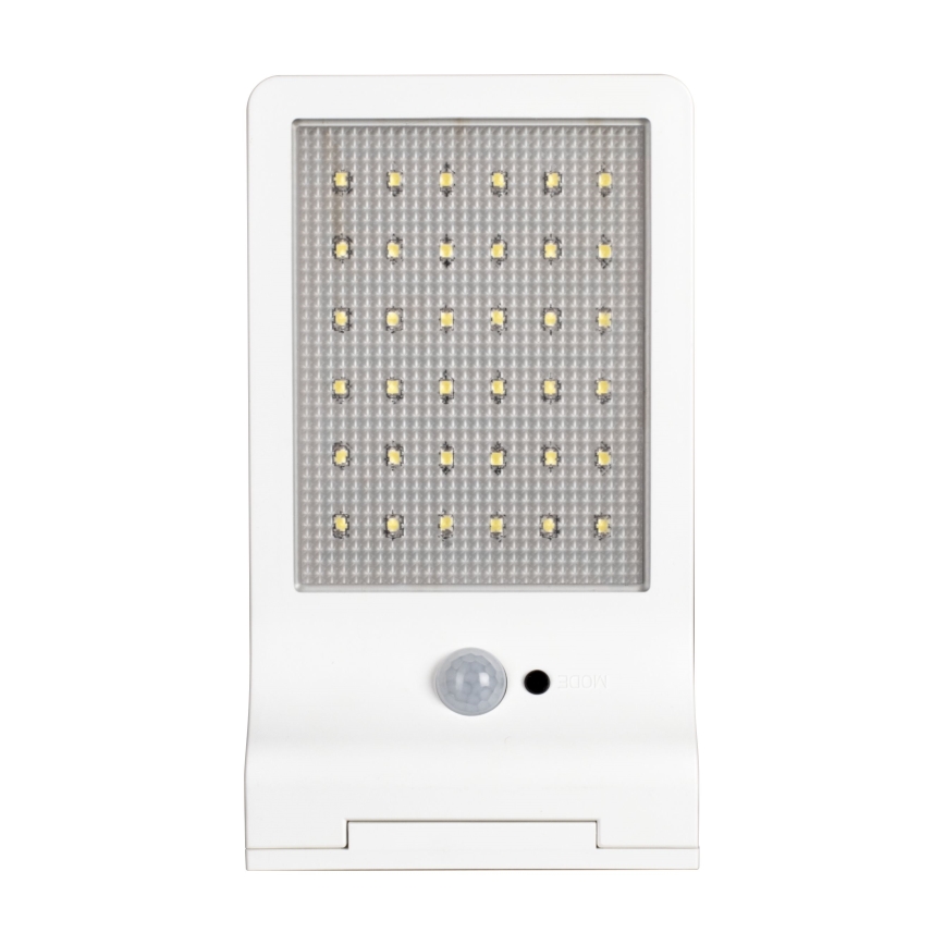 Osram - LED päikesepaneeliga seinavalgusti anduriga DOORLED LED/3W/3,3V 2000 mAh IP44 valge