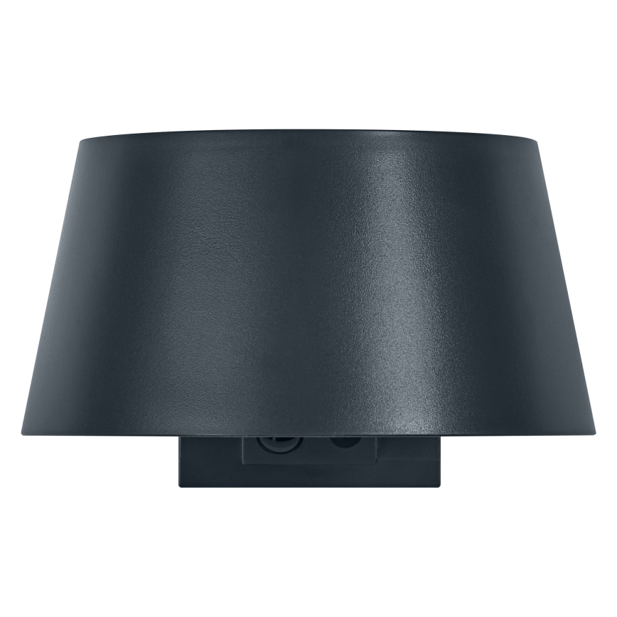 Osram - päikesepaneeliga LED-seinavalgusti anduriga ENDURA STYLE LED/10,1W/4,2V 2000 mAh IP54 antratsiit