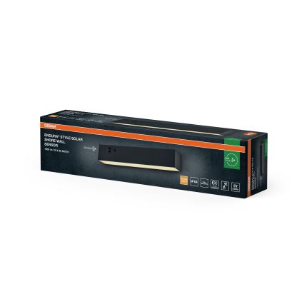 Osram - LED-päikesepaneeliga seinavalgusti liikumisanduriga ENDURA STYLE LED/12,4W/4,2V 2000 mAh IP54 antratsiit