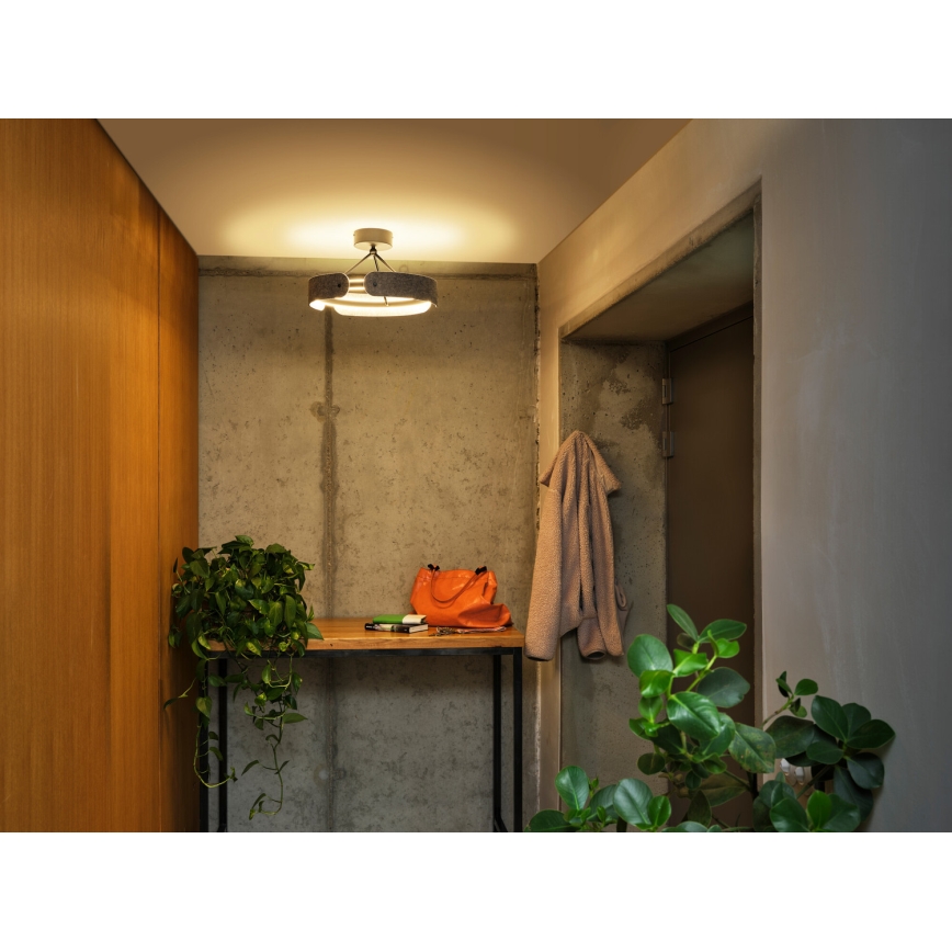 Osram - LED-pinnapealne lühter DECOR CURVE LED/33W/230V, läbimõõt 43 cm, hall