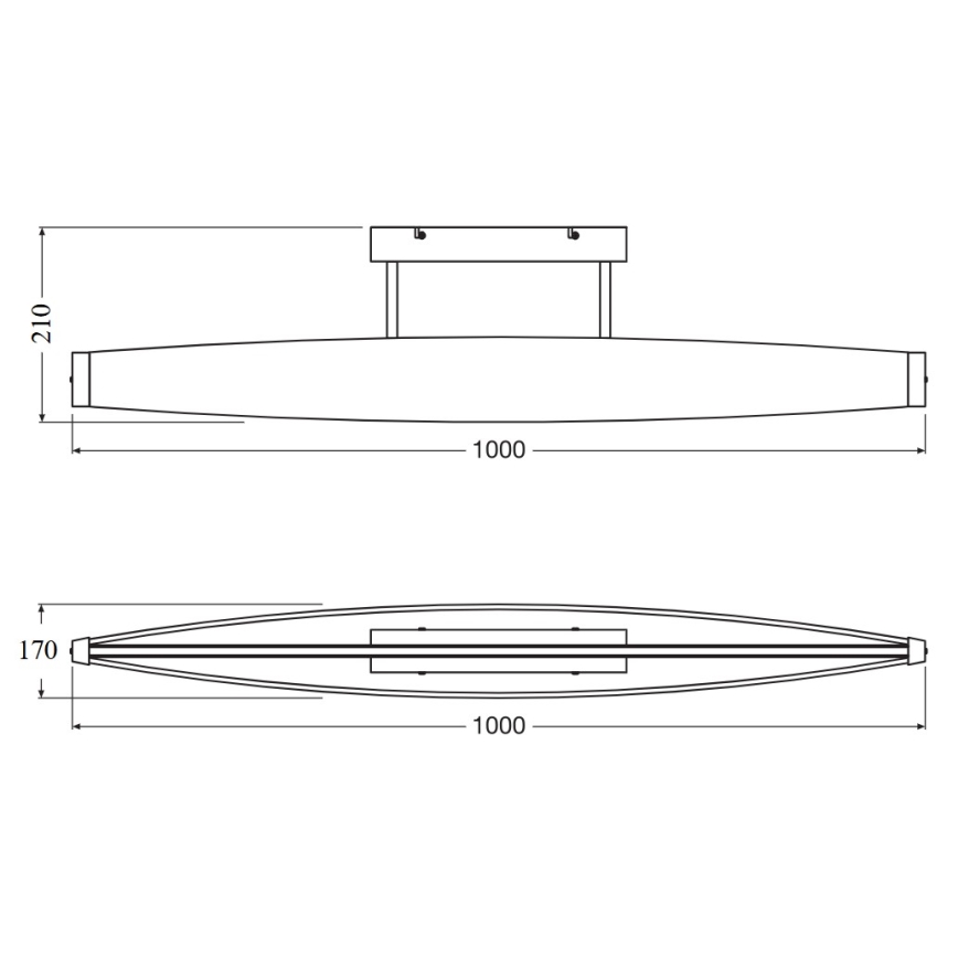 Osram - LED pinnapealne lühter DECOR FLAT LED/23W/230V hall
