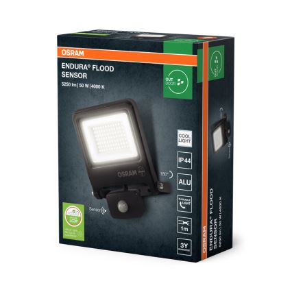 Osram - LED-prožektor liikumisanduriga ENDURA LED/50W/230V 4000K IP44
