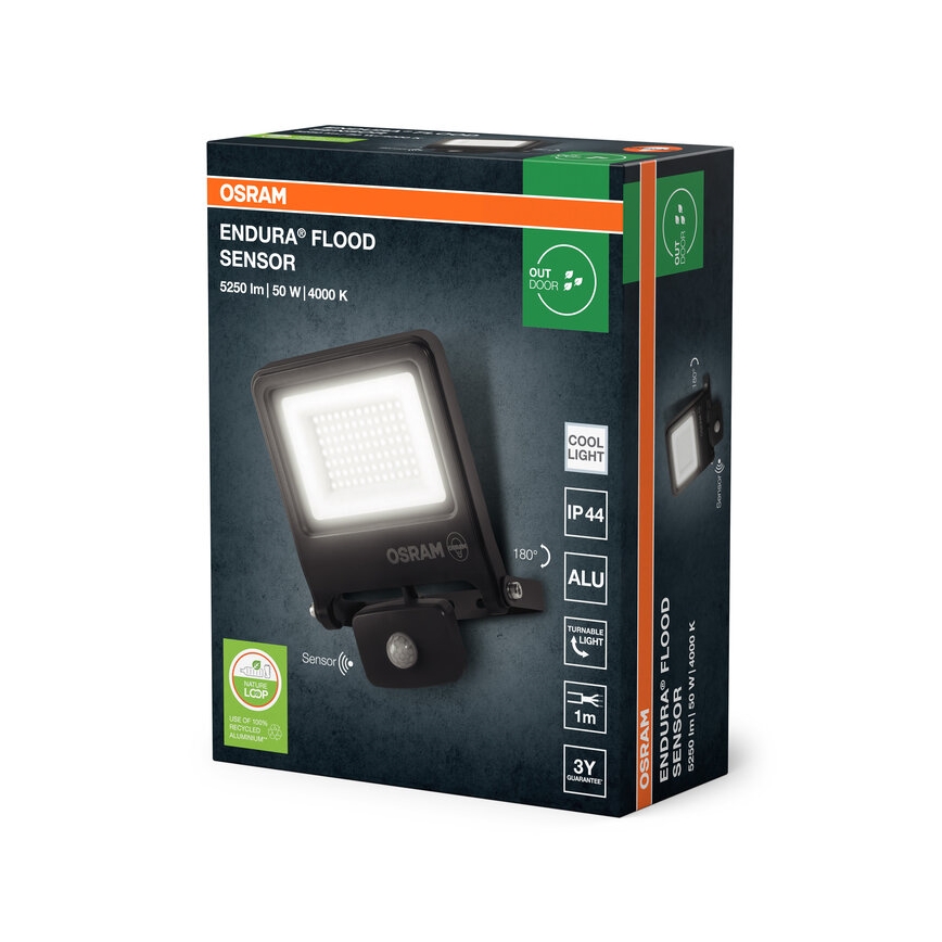 Osram - LED-prožektor liikumisanduriga ENDURA LED/50W/230V 4000K IP44