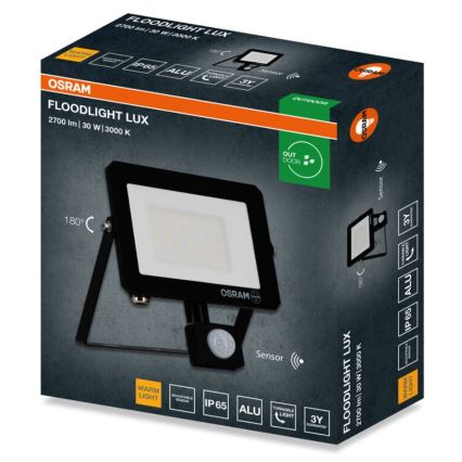 Osram - LED-prožektor liikumisanduriga FLOODLIGHT LED/30W/230V 3000K IP65