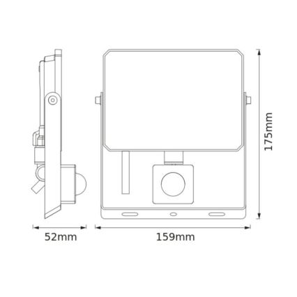 Osram - LED-prožektor liikumisanduriga FLOODLIGHT LED/30W/230V 4000K IP65