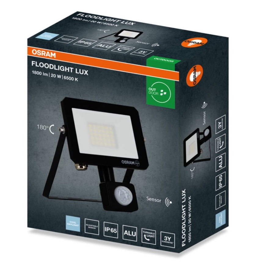 Osram - LED-reflektor anduriga FLOODLIGHT LED/20W/230V 6500K IP65