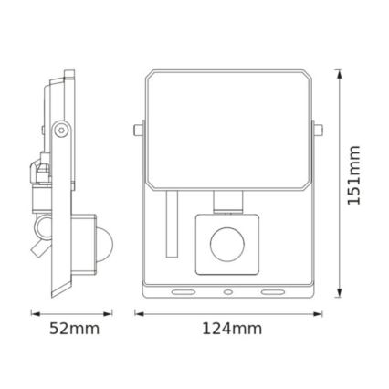 Osram - LED-reflektor anduriga FLOODLIGHT LED/20W/230V 6500K IP65