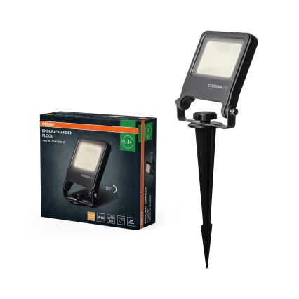 Osram - LED-prožektor ENDURA LED/10W/230V 3000K IP65 antratsiit
