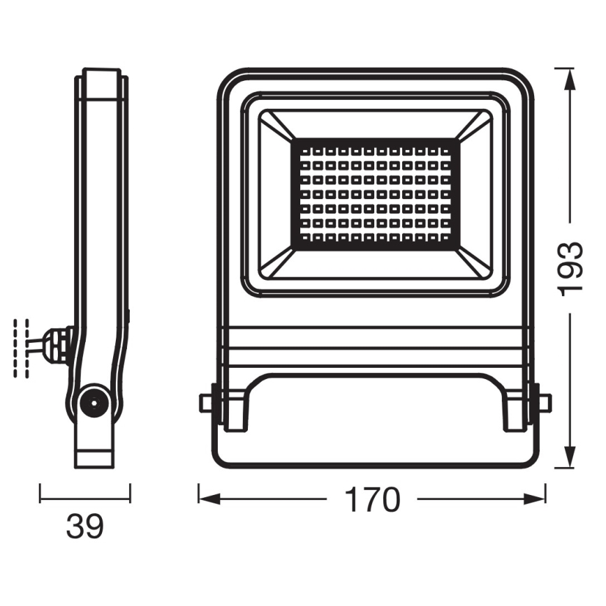 Osram - LED-reflektor ENDURA LED/50W/230V 3000K IP65