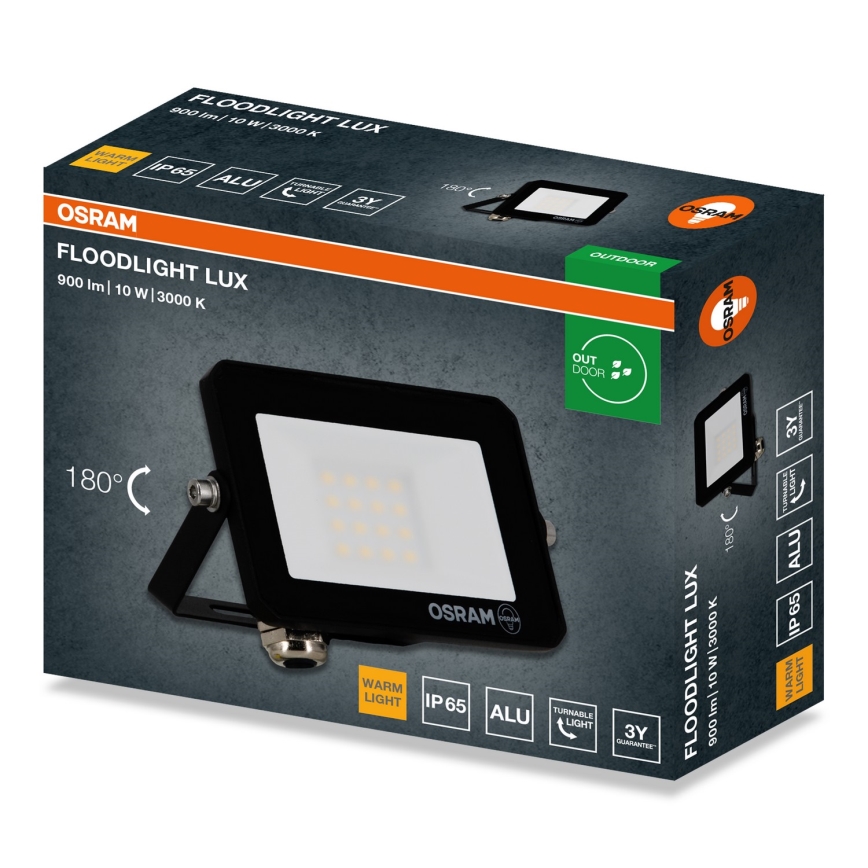 Osram - LED-reflektor FLOODLIGHT LED/10W/230V 3000K IP65