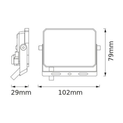Osram - LED-reflektor FLOODLIGHT LED/10W/230V 3000K IP65