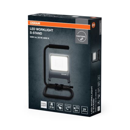Osram - LED Reflektor koos statiiviga S-STAND LED/50W/230V 4000K IP65 antratsiit