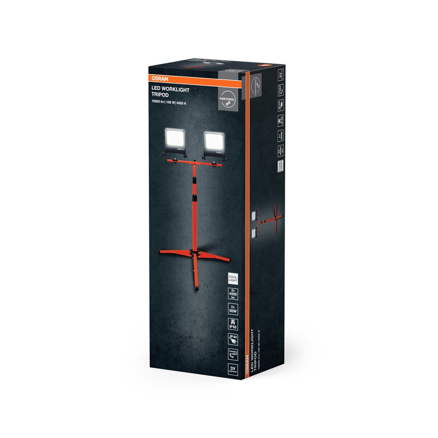 Osram - LED-reflektor koos TRIPOD-kinnitusega 2xLED/50W/230V IP65