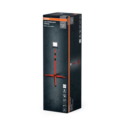 Osram - LED-reflektor koos TRIPOD-statiiviga LED/30W/230V 4000K IP65 oranž