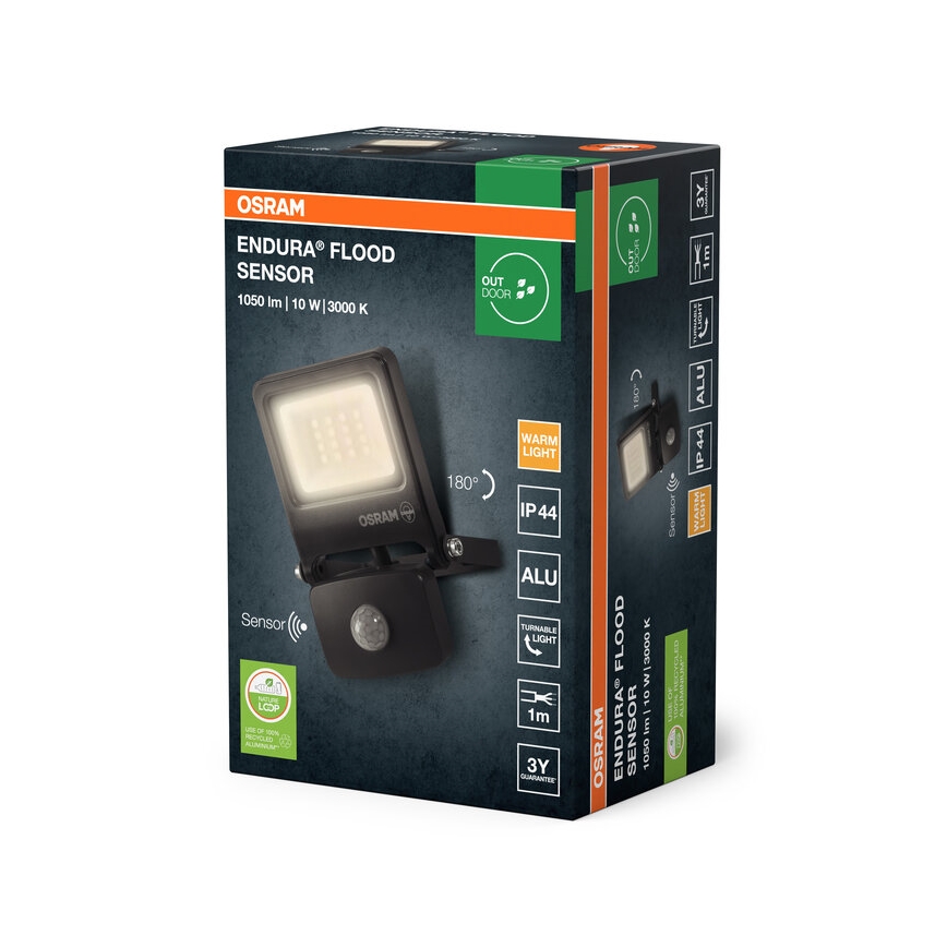 Osram - LED-reflektor liikumisanduriga ENDURA LED/10W/230V 3000K IP44