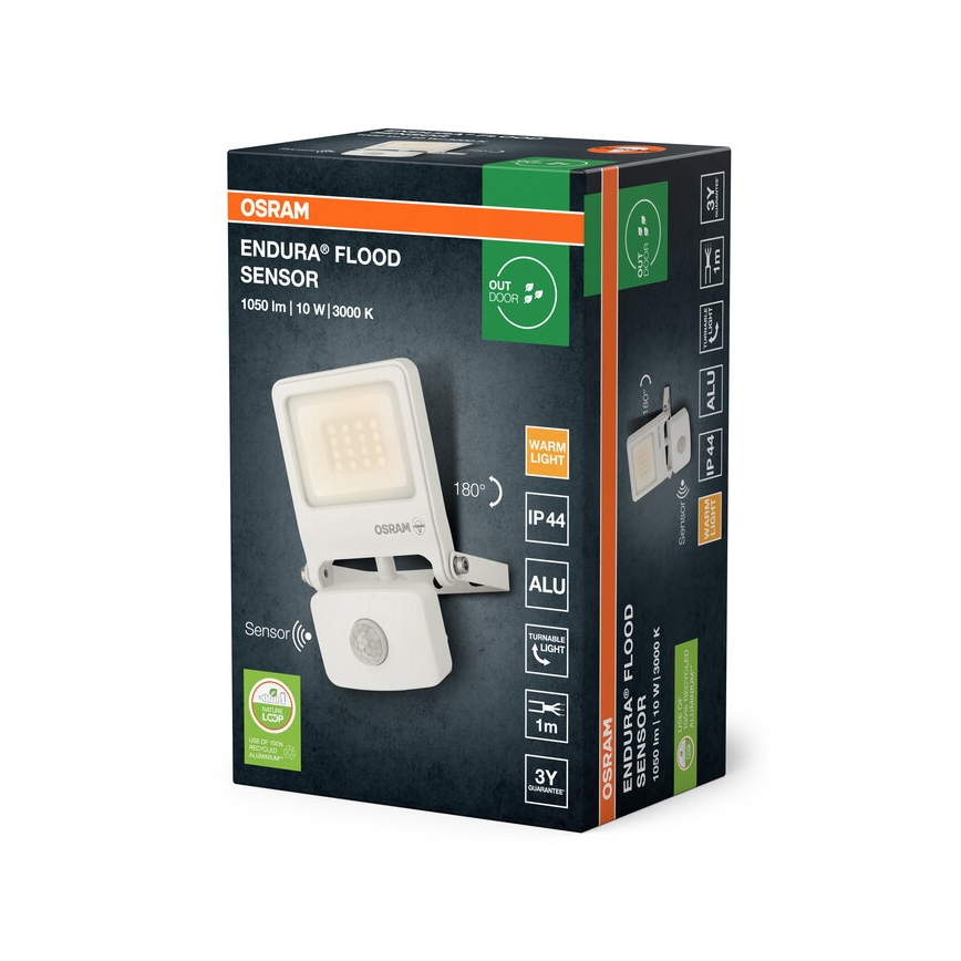 Osram - LED-reflektor liikumisanduriga ENDURA LED/10W/230V 3000K IP44