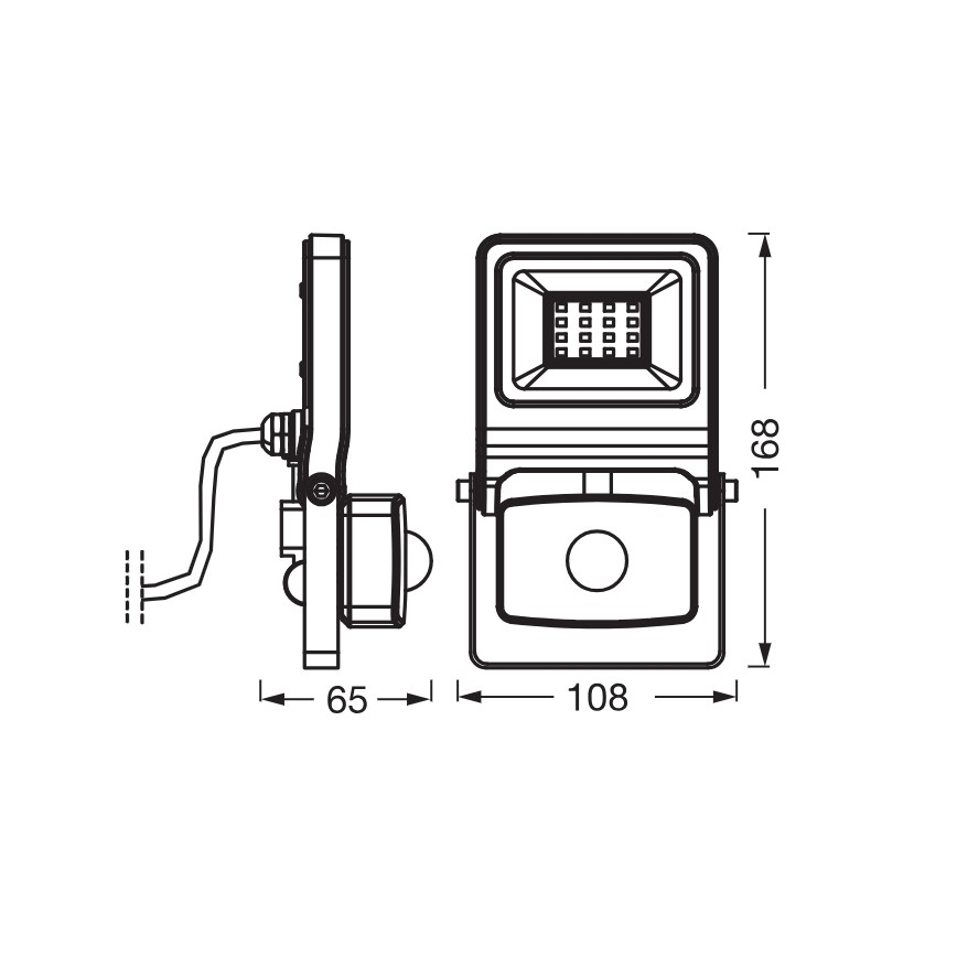 Osram - LED-reflektor liikumisanduriga ENDURA LED/10W/230V 3000K IP44