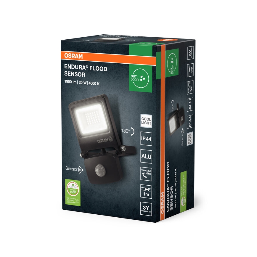 Osram - LED reflektor liikumisanduriga ENDURA LED/20W/230V 4000K IP44